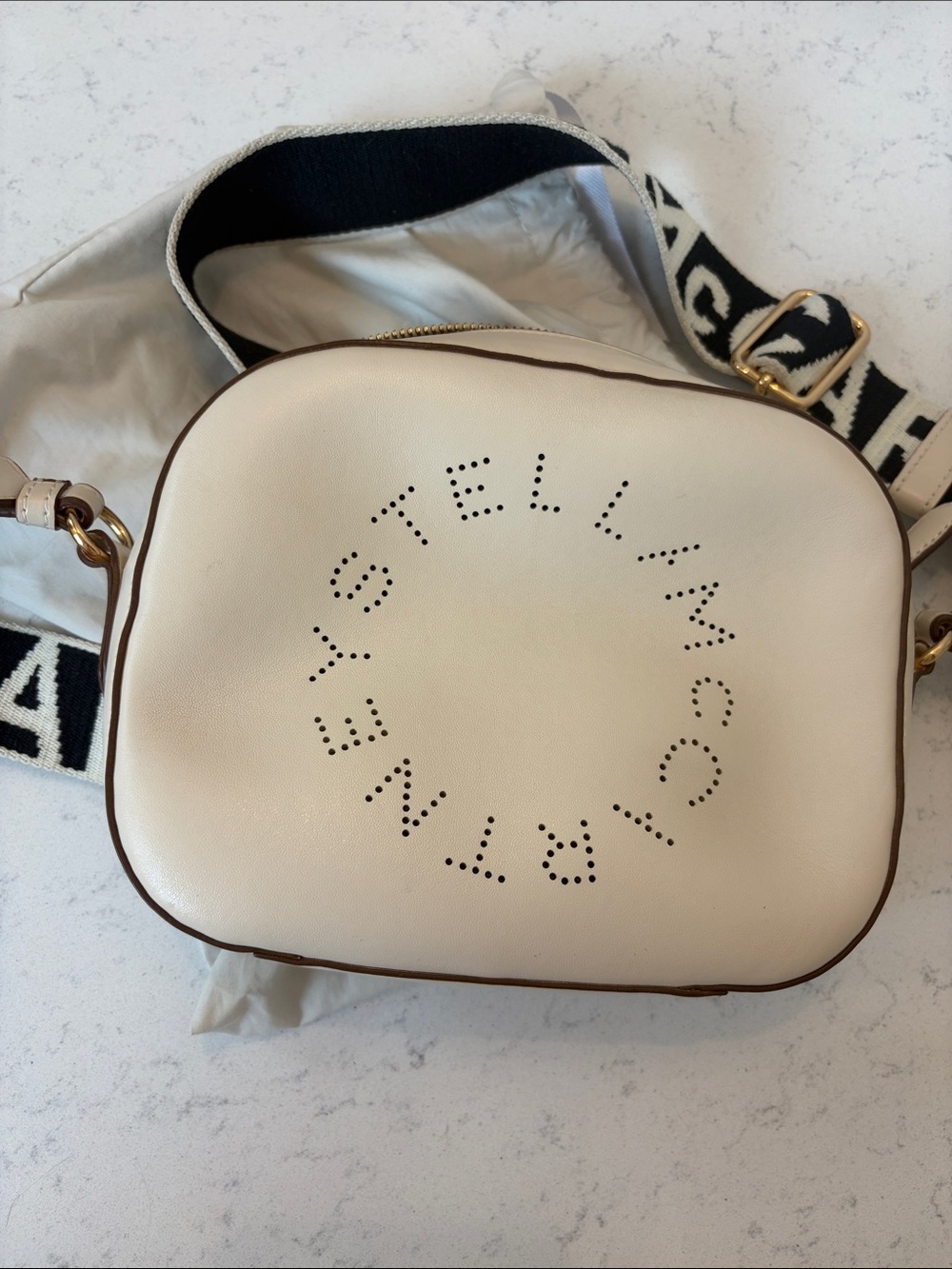 Stella McCartney Ivory Crossbody Bag - Picture 3 of 4